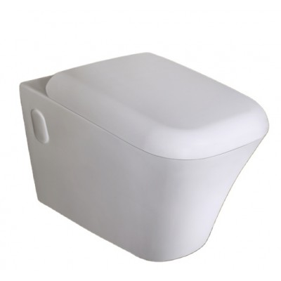 ceramic sanitary ware wall mounted wc toilet bowl wall hanging toilet seat